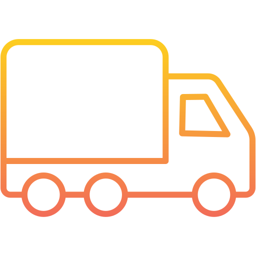 furgoneta de reparto icono gratis