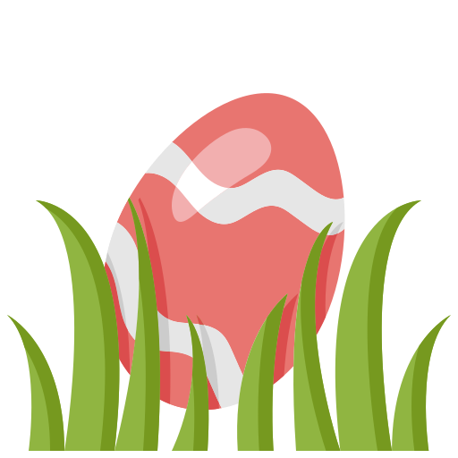 huevos de pascua icono gratis