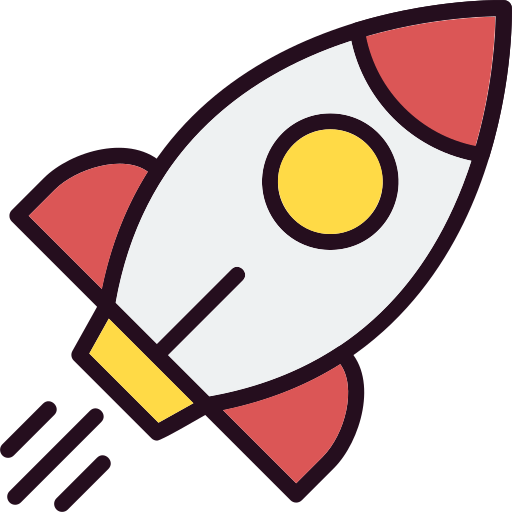 Spaceship Generic Outline Color icon