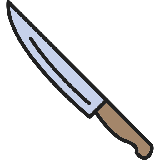 Knife Generic Outline Color icon