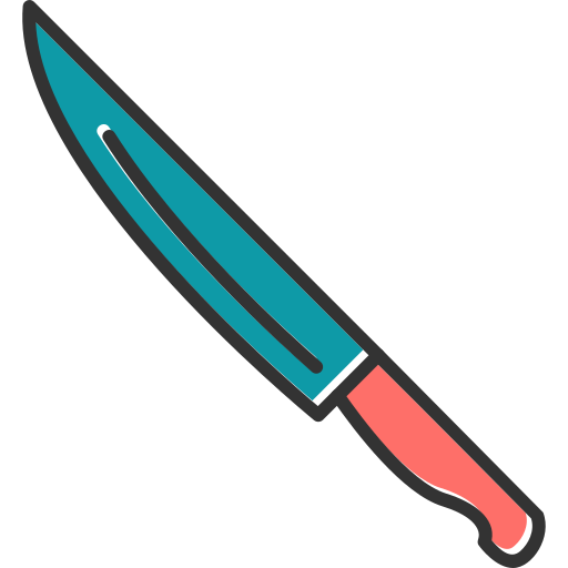 Knife Generic Color Omission icon