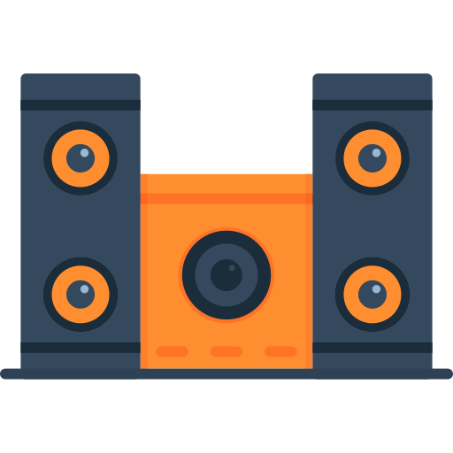 altavoces icono gratis