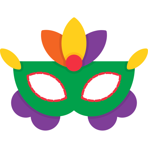 Карнавальная маска бесплатно иконка Карнавальная маска бесплатно иконка