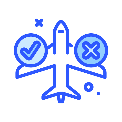 Flight free icon Flight free icon