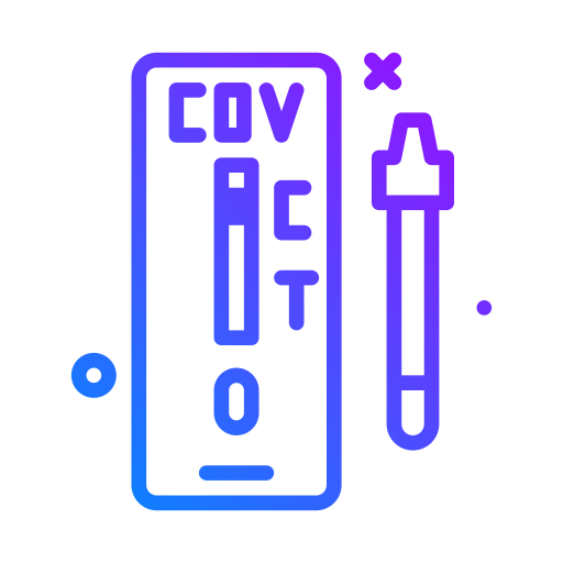 prueba de covid icono gratis