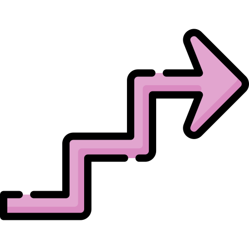 progress arrow icon