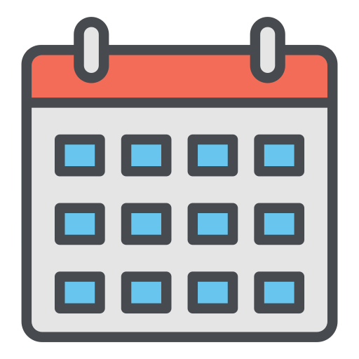 calendário grátis ícone