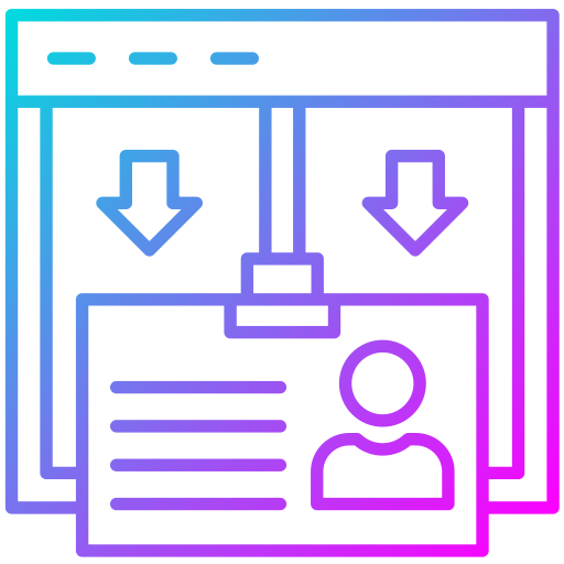 tarjeta de identificación icono gratis