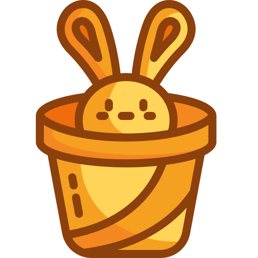 conejo de pascua icono gratis