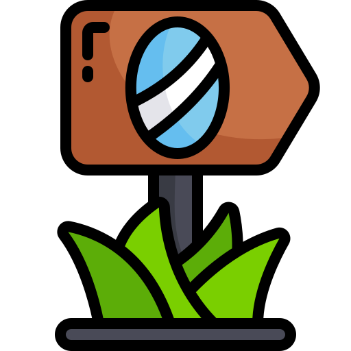 Directional sign free icon