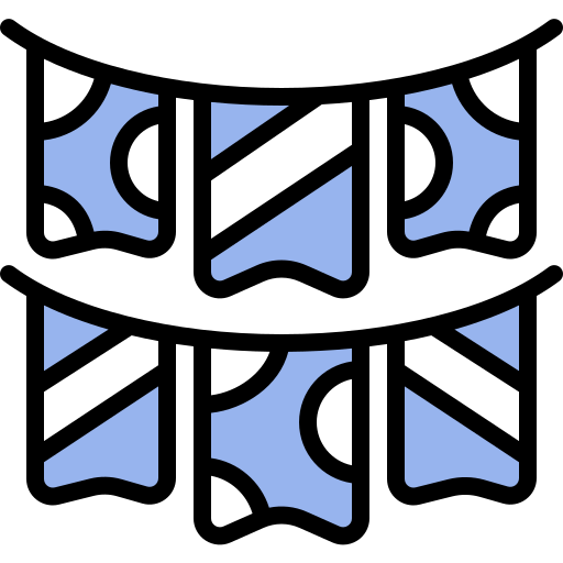 guirnaldas icono gratis