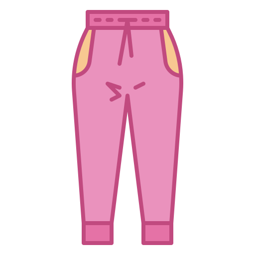 pantalones jogger icono gratis