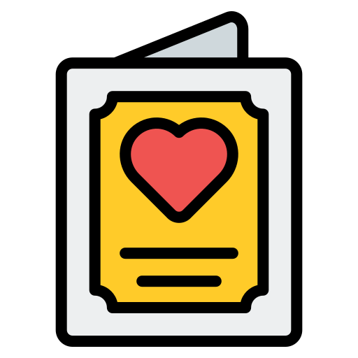 invitación de boda icono gratis