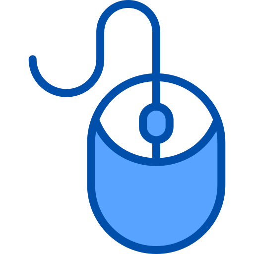 Mouse Generic Blue icon