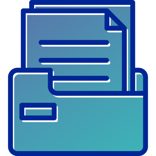 File Generic Lineal Color Gradient icon