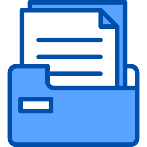 File Generic Blue Icon