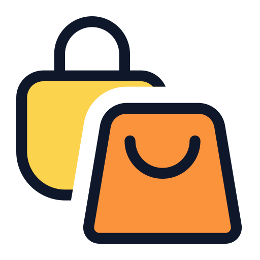 bolsa de compras grátis ícone