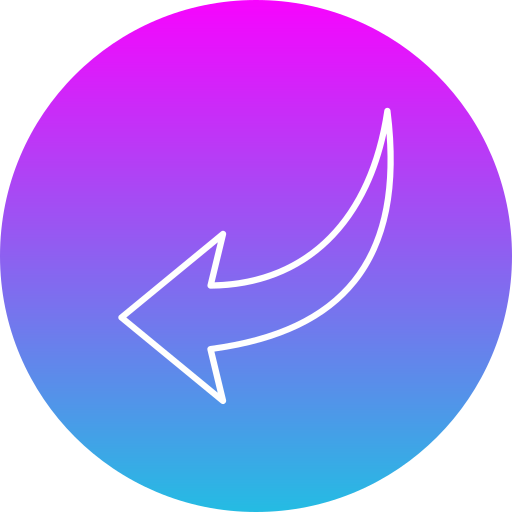 abajo a la izquierda icono gratis