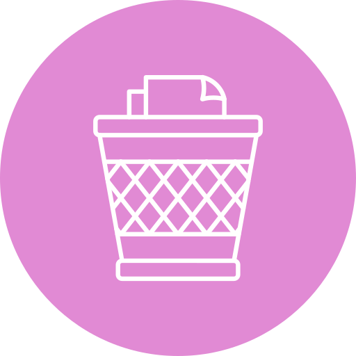 papelera de reciclaje icono gratis