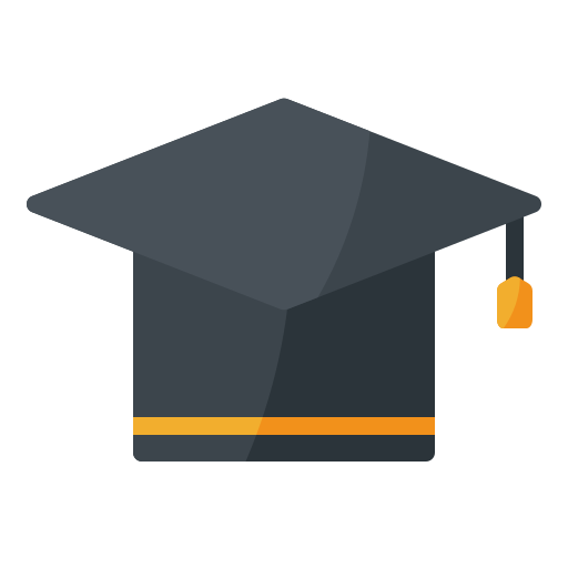 sombrero de graduacion icono gratis