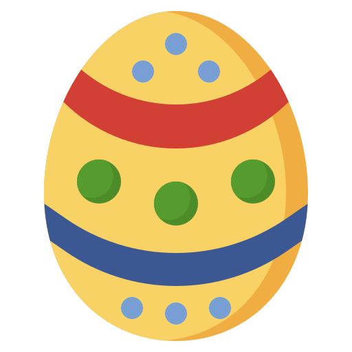 el huevo de pascua icono gratis