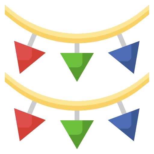 guirnalda icono gratis