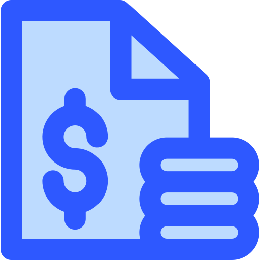 Bank account Generic Blue icon