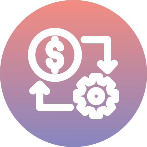 Process Generic Flat Gradient Icon