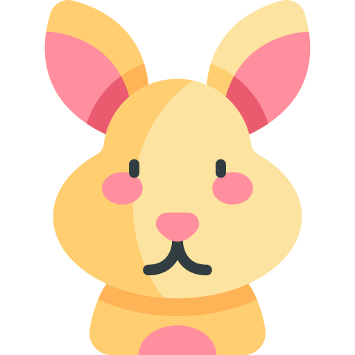 Rabbit Kawaii Flat icon