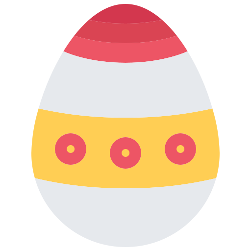 el huevo de pascua icono gratis
