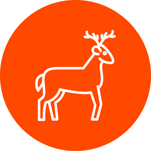 Deer Generic Circular icon