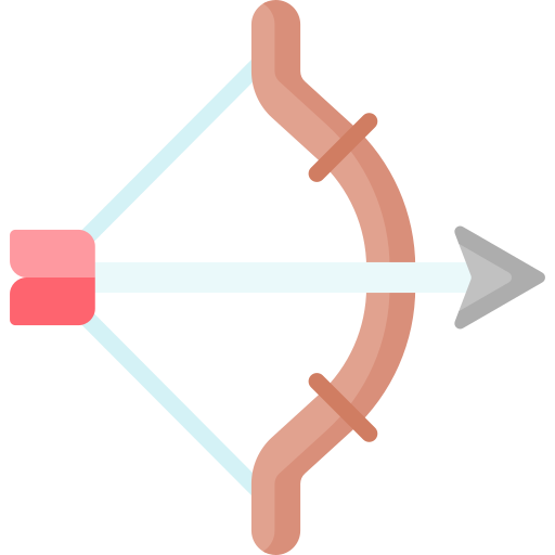 tiro al arco icono gratis