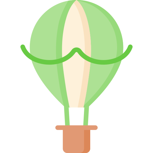 Hot air balloon - free icon