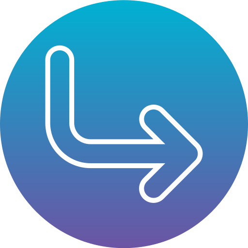 Turn right free icon