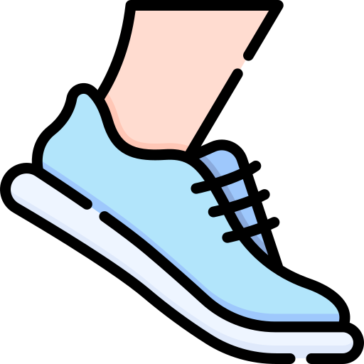 zapatos para correr icono gratis