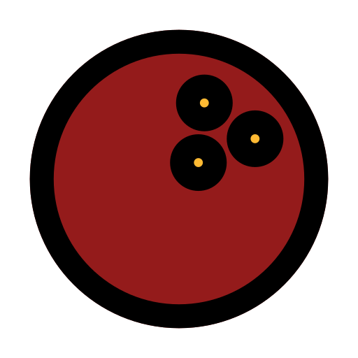 Bowling ball free icon