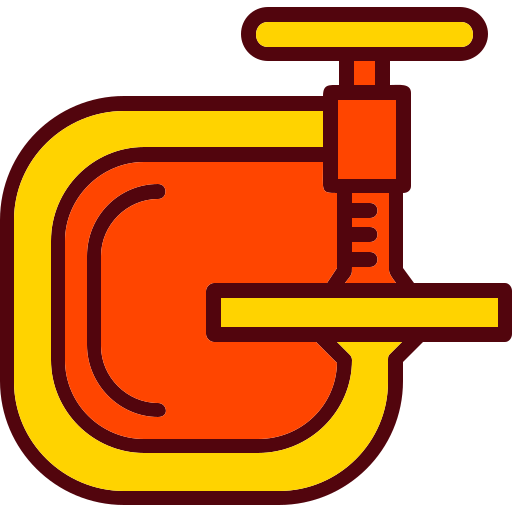 abrazaderas icono gratis