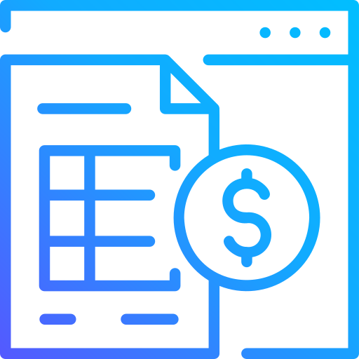 Invoice Generic Gradient icon