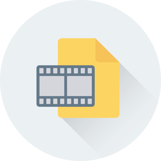 archivo de vídeo icono gratis