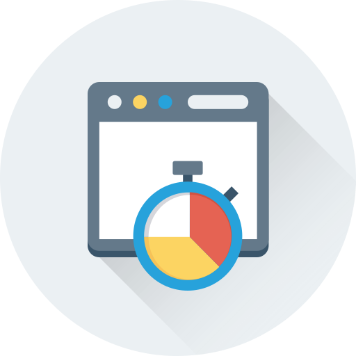 velocidad de página icono gratis