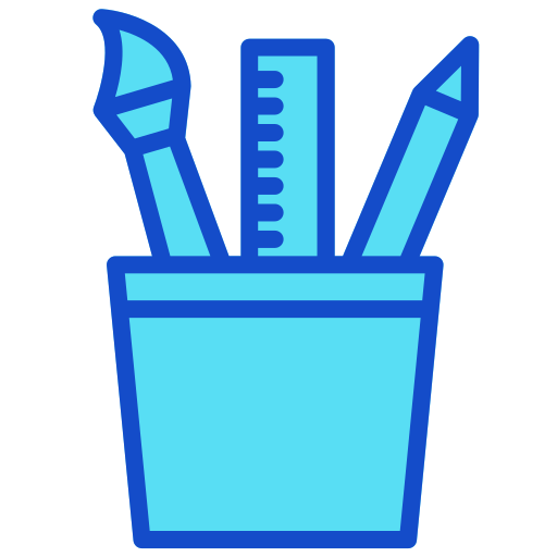 Stationery Generic Blue icon