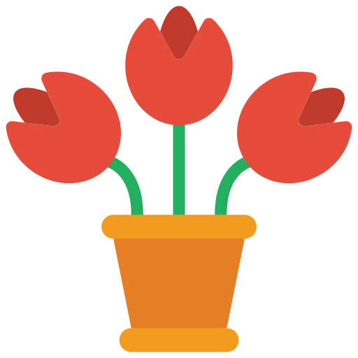 tulipanes icono gratis