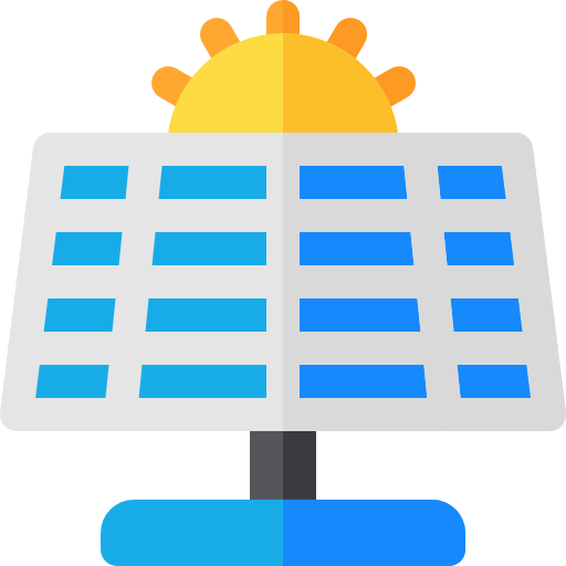 panel solar icono gratis