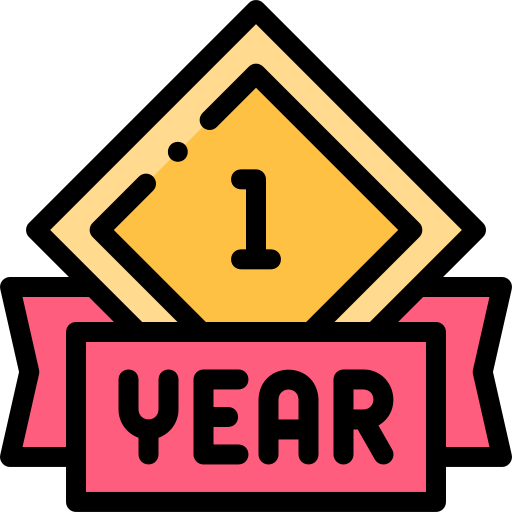 1 year free icon 1 year free icon