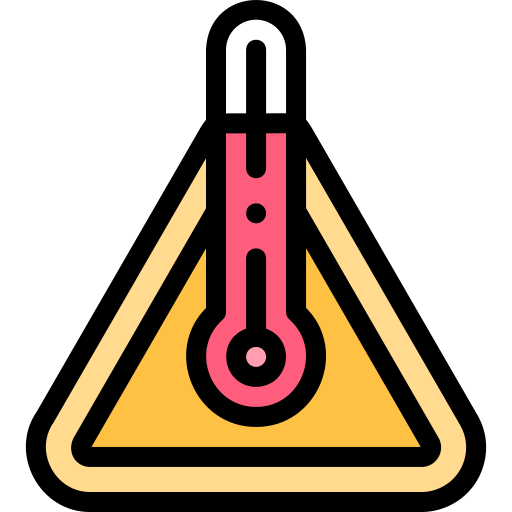 control de temperatura icono gratis