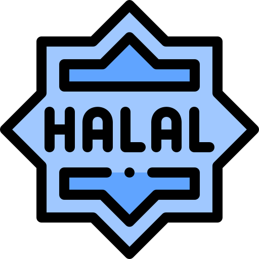 Halal free icon Halal free icon