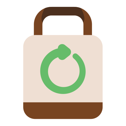 bolsa de reciclaje icono gratis