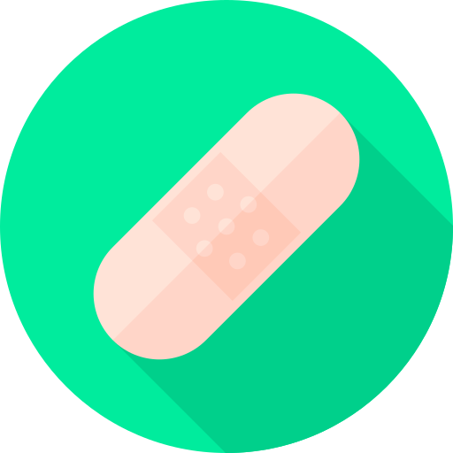 apósito adhesivo icono gratis