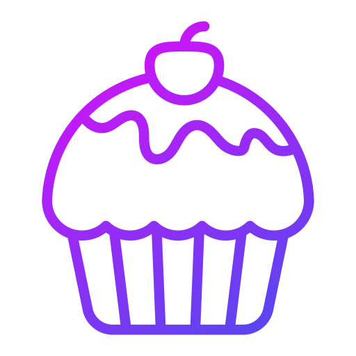 Cup cake Generic Gradient icon