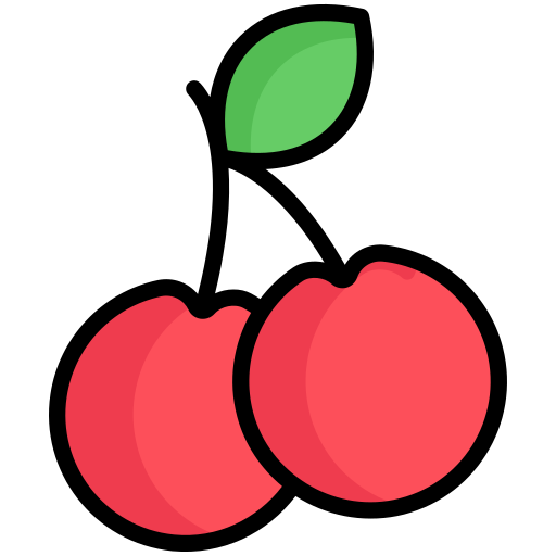 Cherry Generic Outline Color icon